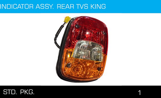 INDICATOR ASSY REAR TVS KING INDICATOR ASSY REAR TVS KING